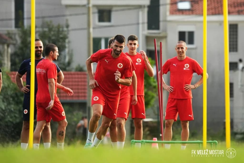 Haskić na današnjem treningu