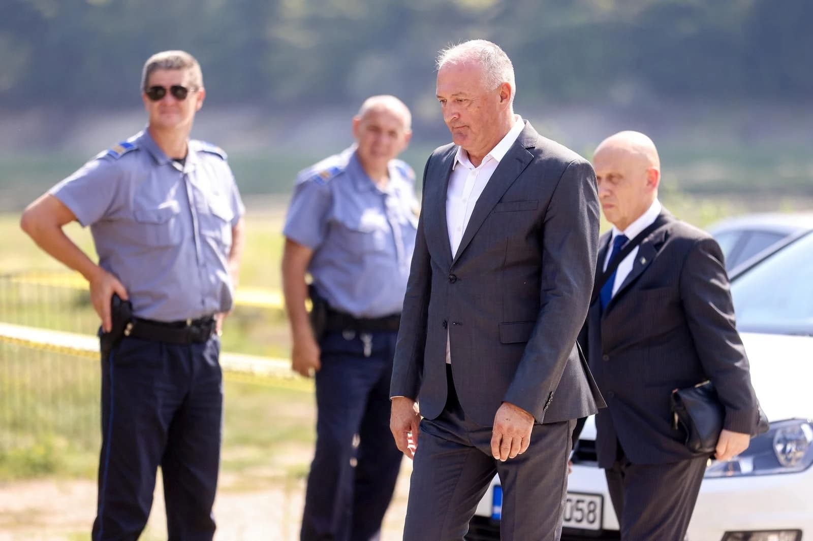 Zukan Helez na mjestu nesreće