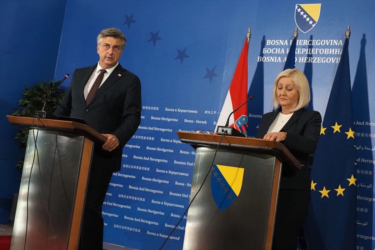 Andrej Plenković i Borjana Krišto
