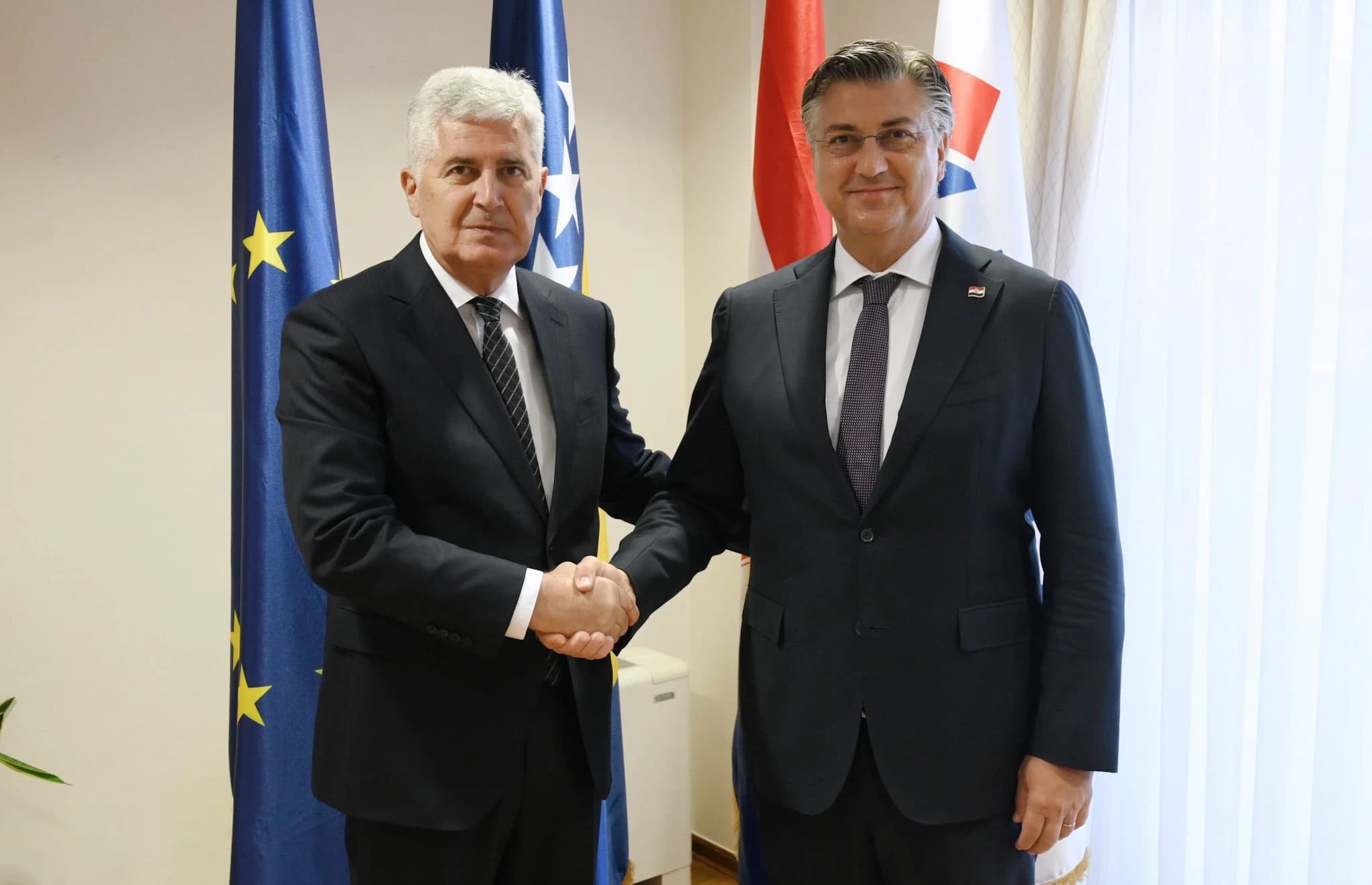 Dragan Čović i Andrej Plenković