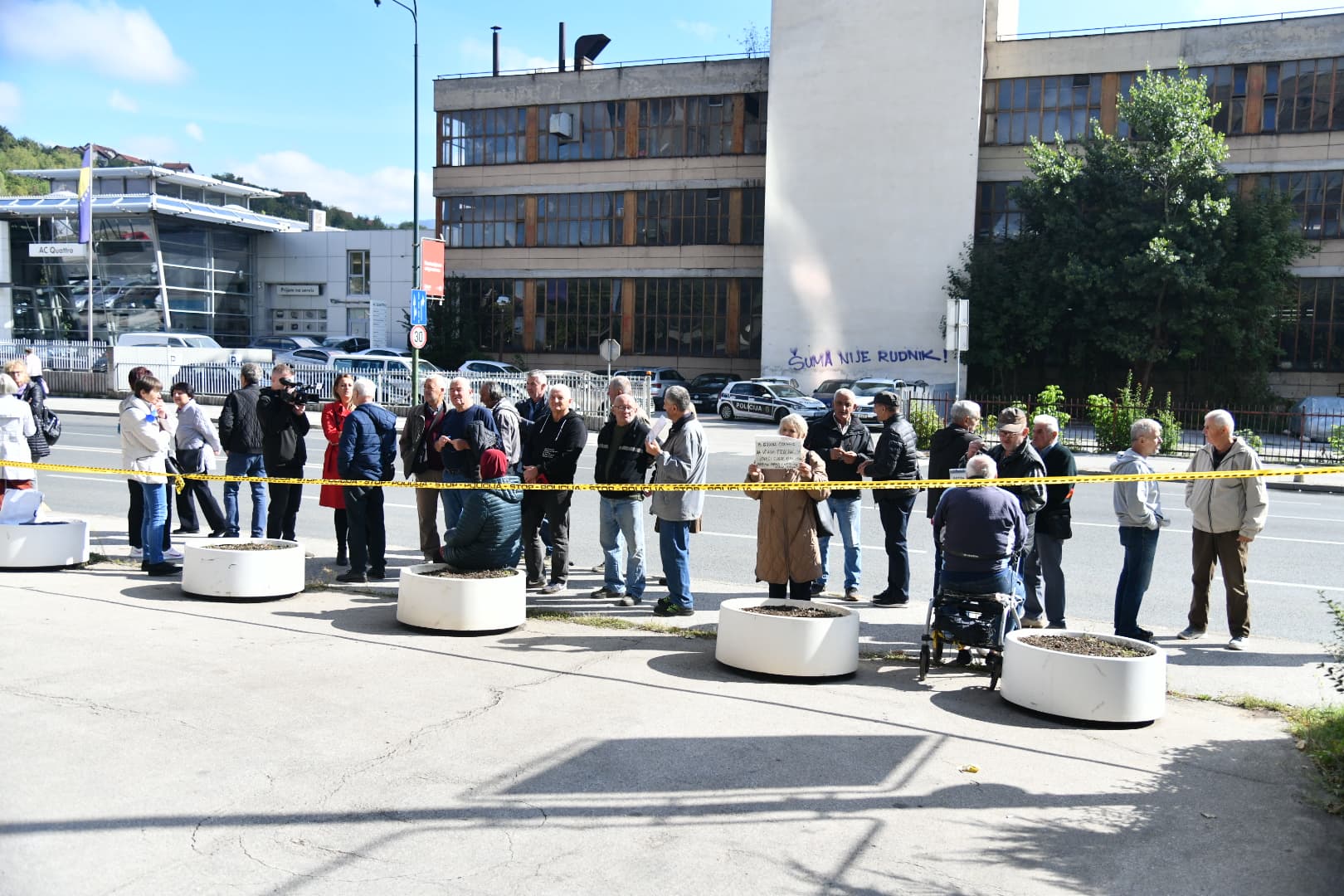 Protesti radnika "Zrak", FBIH