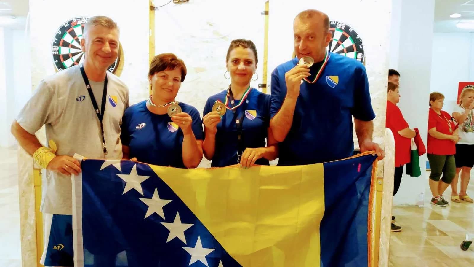 Tomislav Žuljević, Marijana Lovrinović-Furundžija, Amela Šiljević i Mujo Kovačević na Evropskim sportskim igrama 2018. u italijanskom Cagliariju
