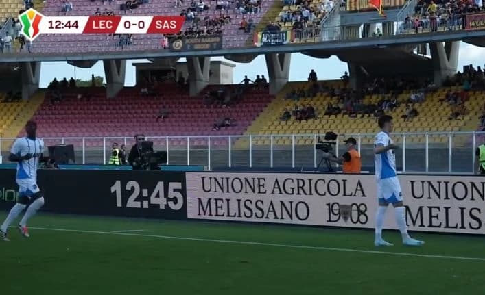 Muharemović slavi vodeći gol protiv Leccea
