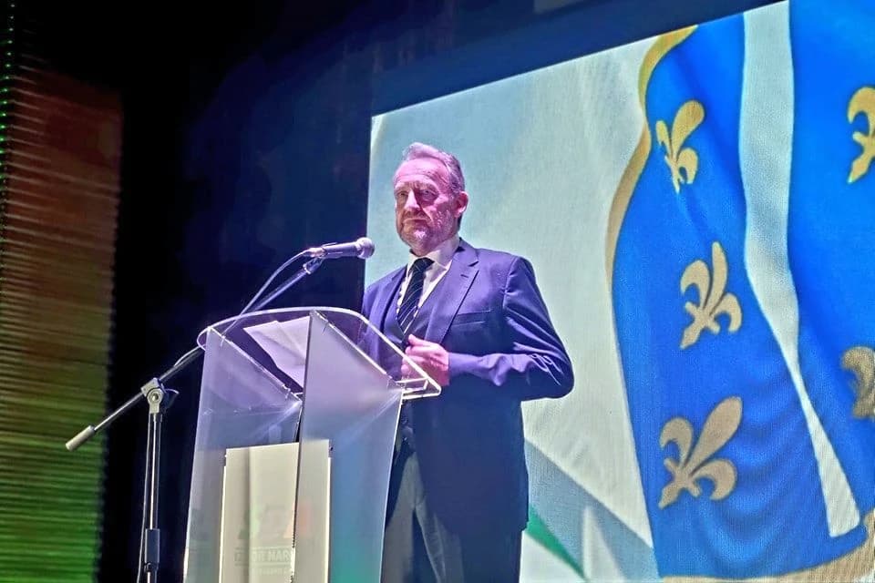 Izetbegović na skupu u Goraždu