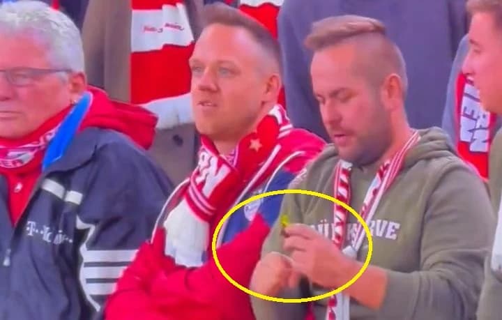 Navijač Bayerna u "akciji"