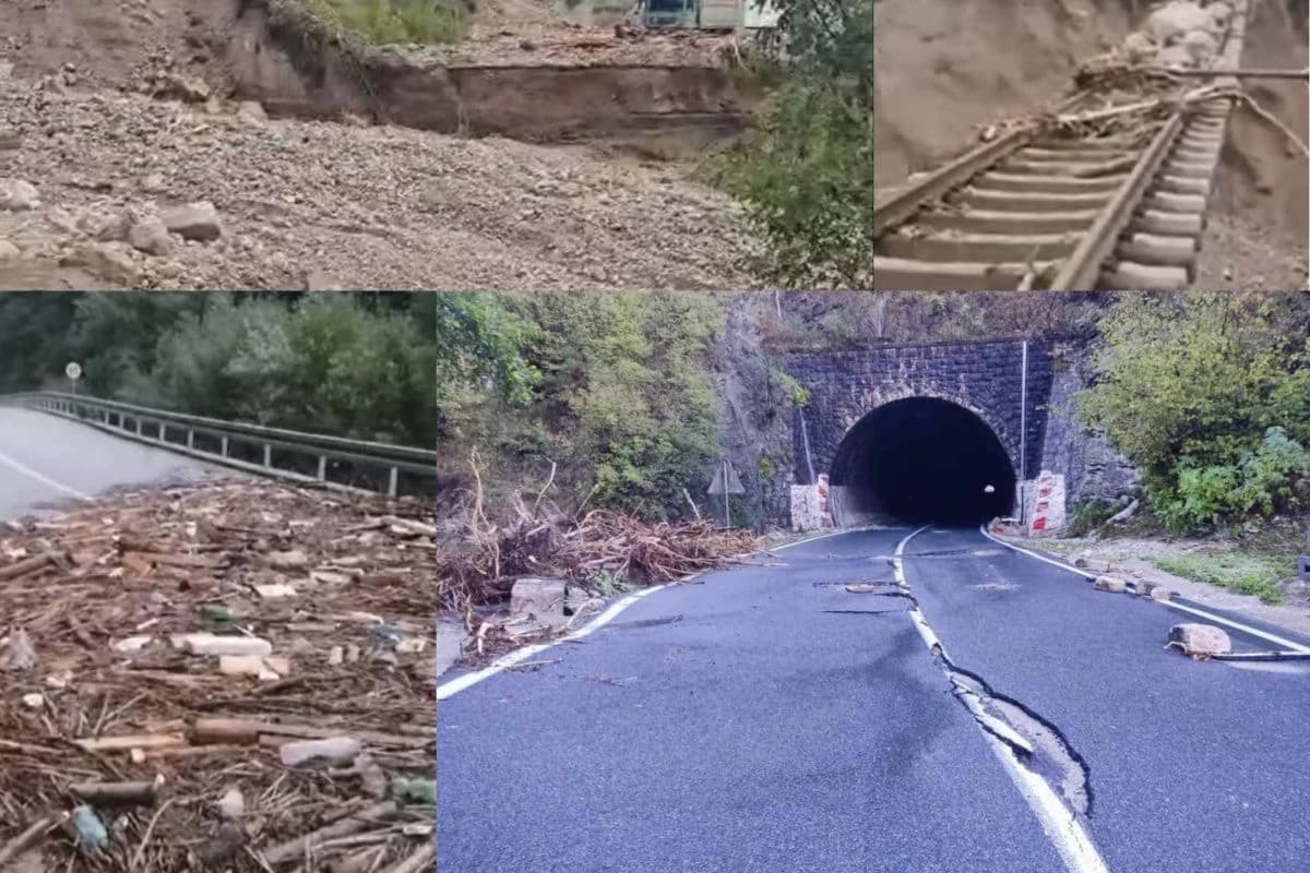 Ceste i pruga nakon obilne kiše