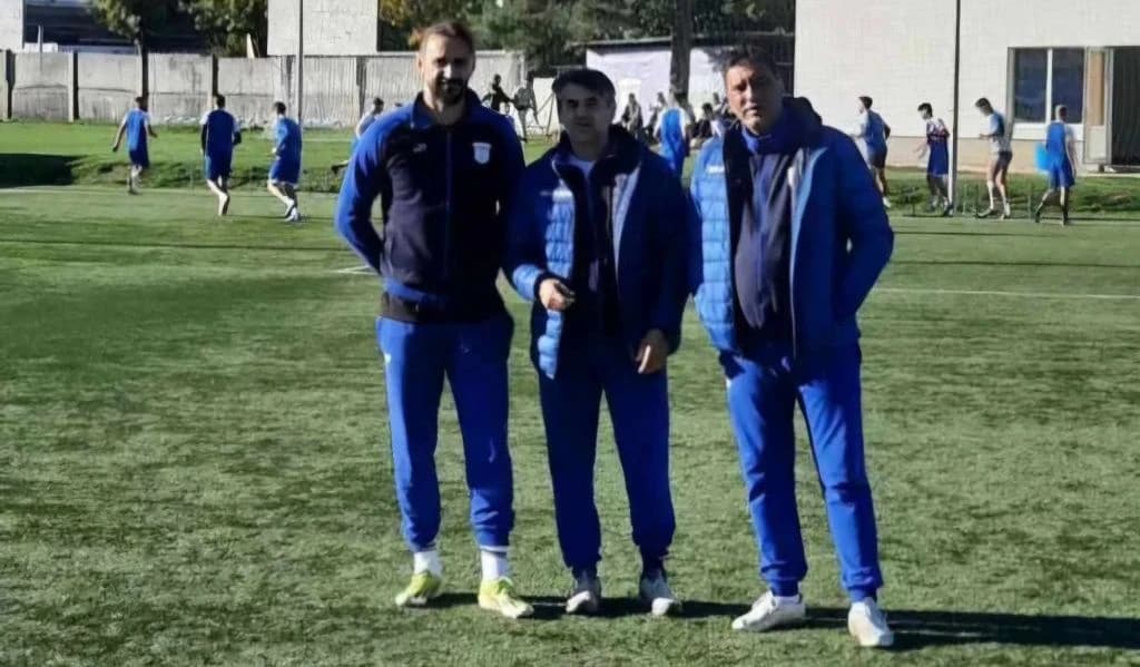 Ahmetović na treningu FK Radnik