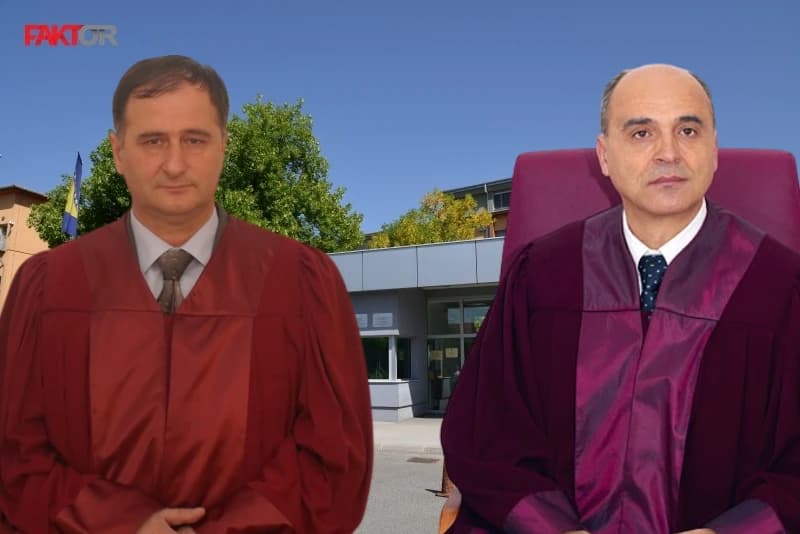 Sudije Halil Lagumdžija i Izo Tankić