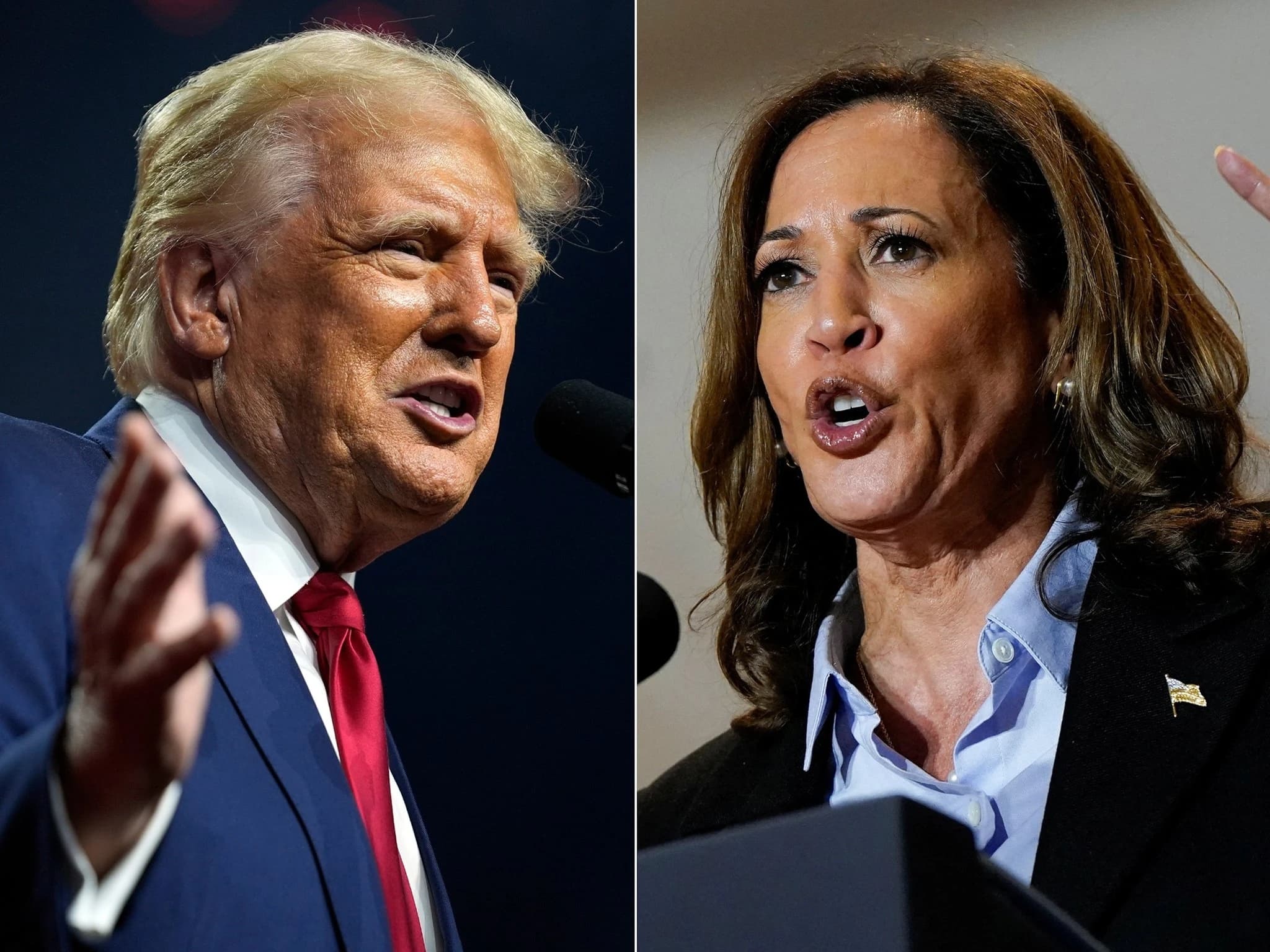 Donald Trump i Kamala Harris