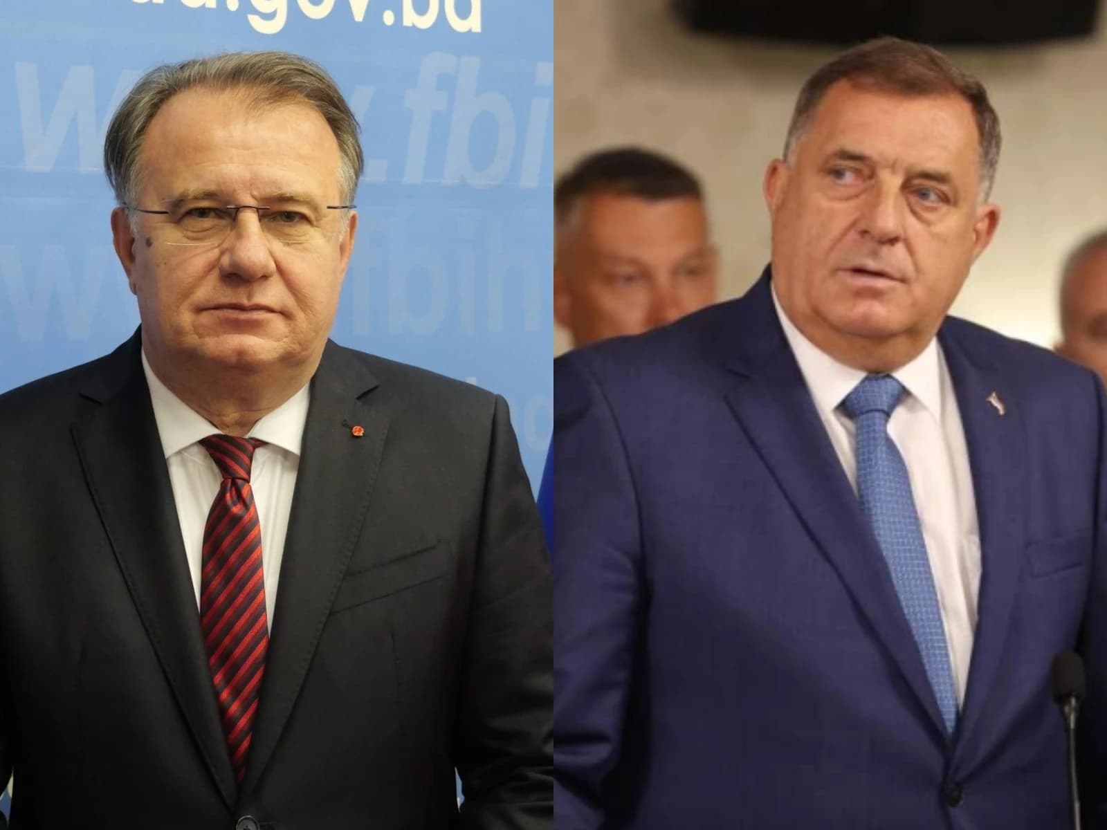 Nermin Nikšić i Milorad Dodik