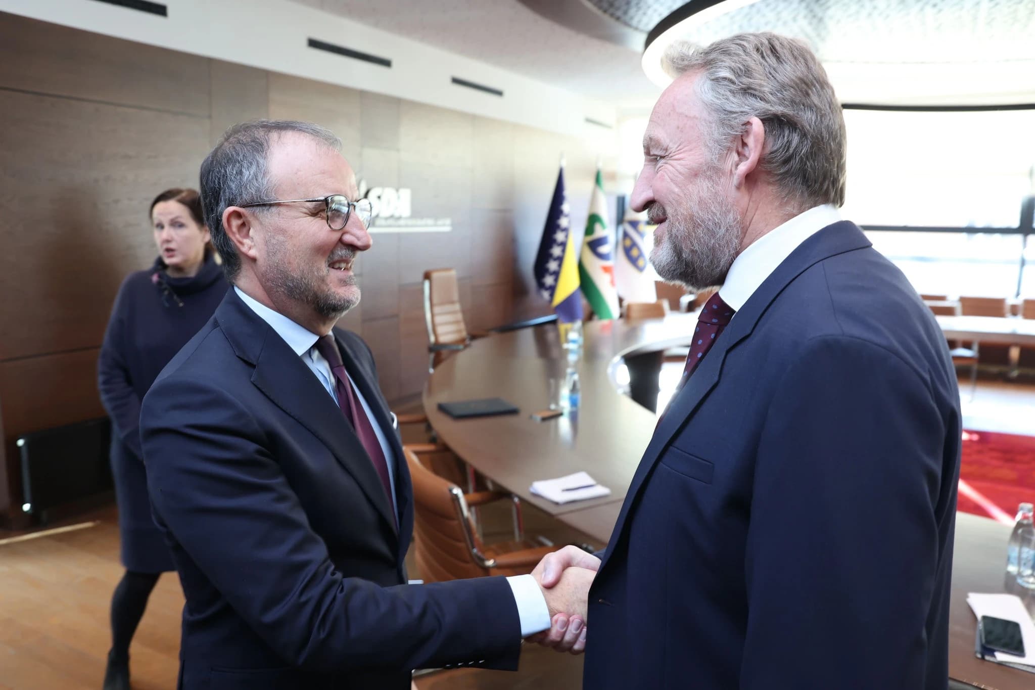 Bakir Izetbegović i Luigi Soreco