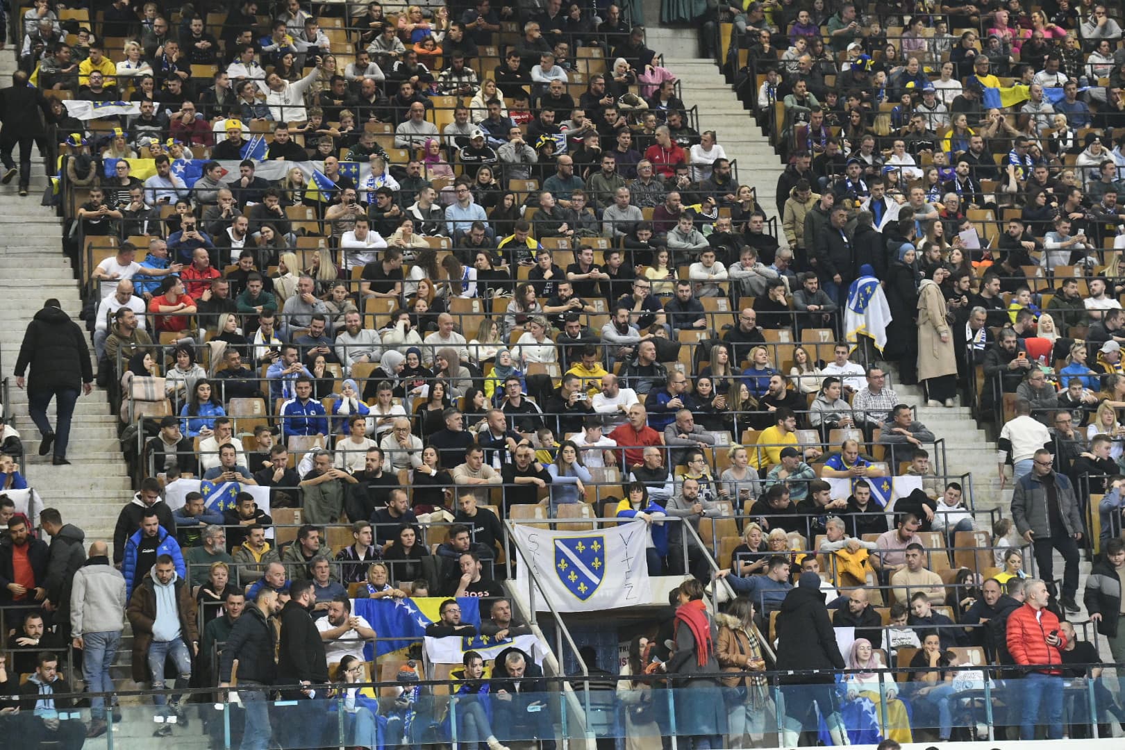 Skenderija, atmosfera, navijači