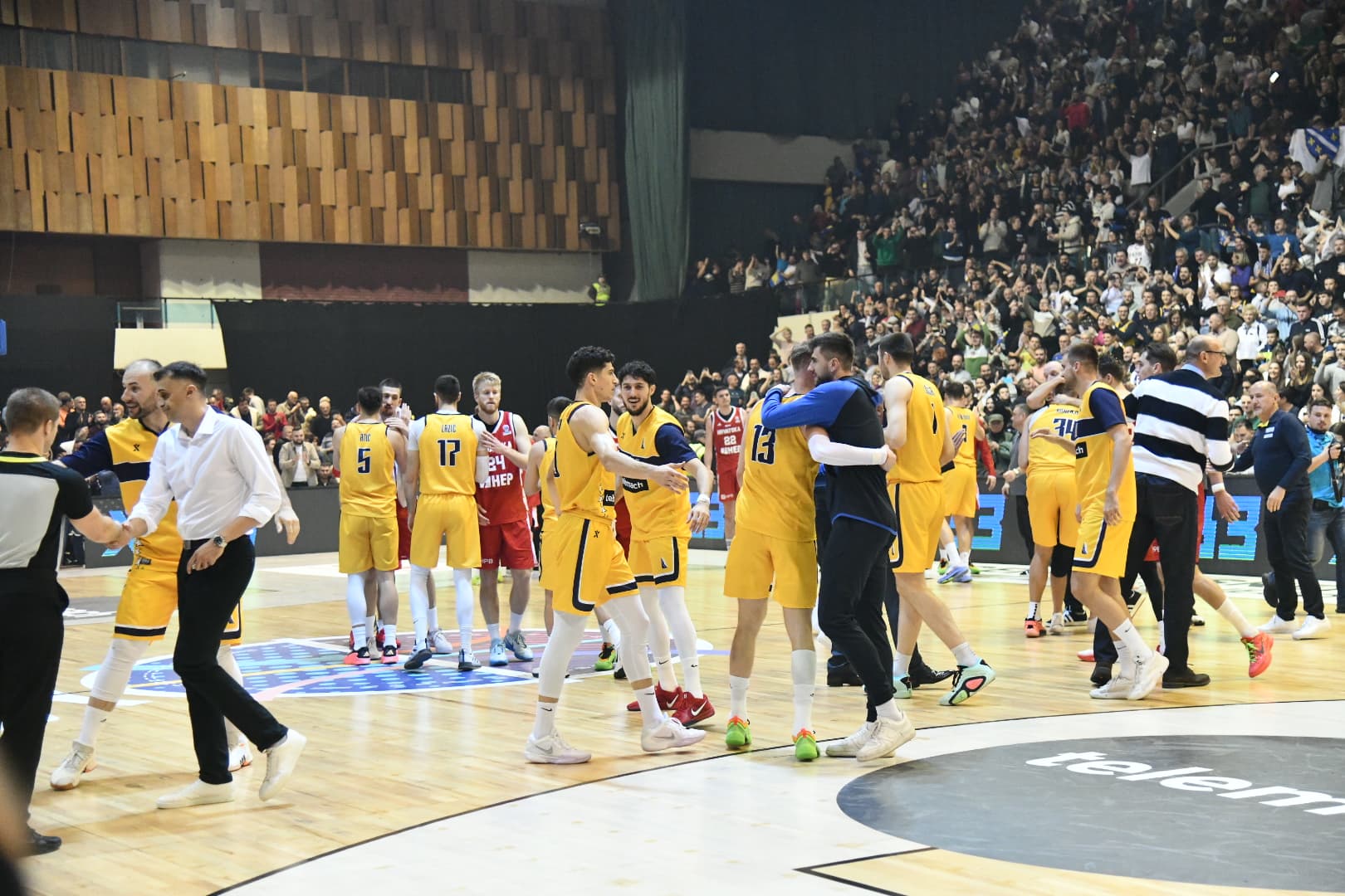 Slavlje igrača košarkaške reprezentacije BiH