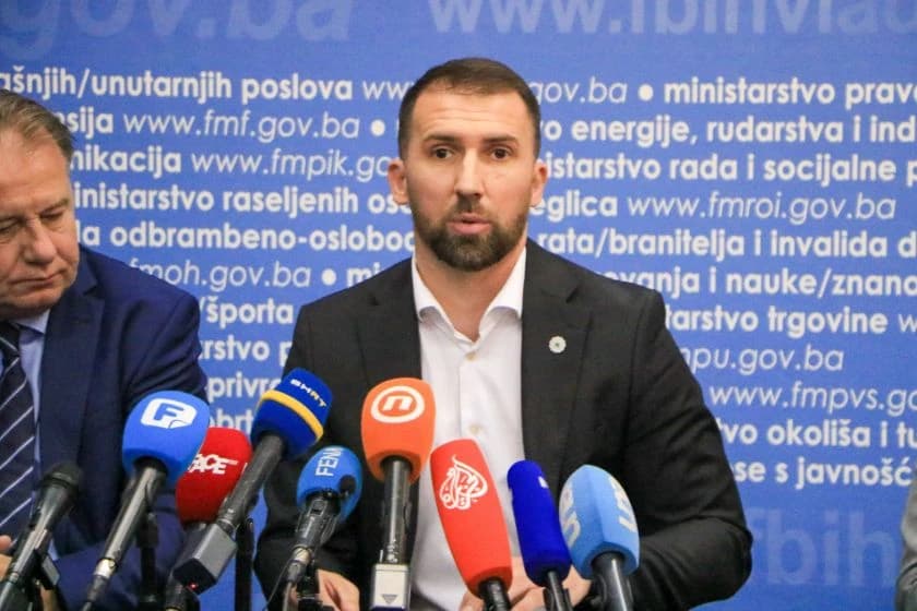 Federalni ministar rada i socijalne politike Adnan Delić