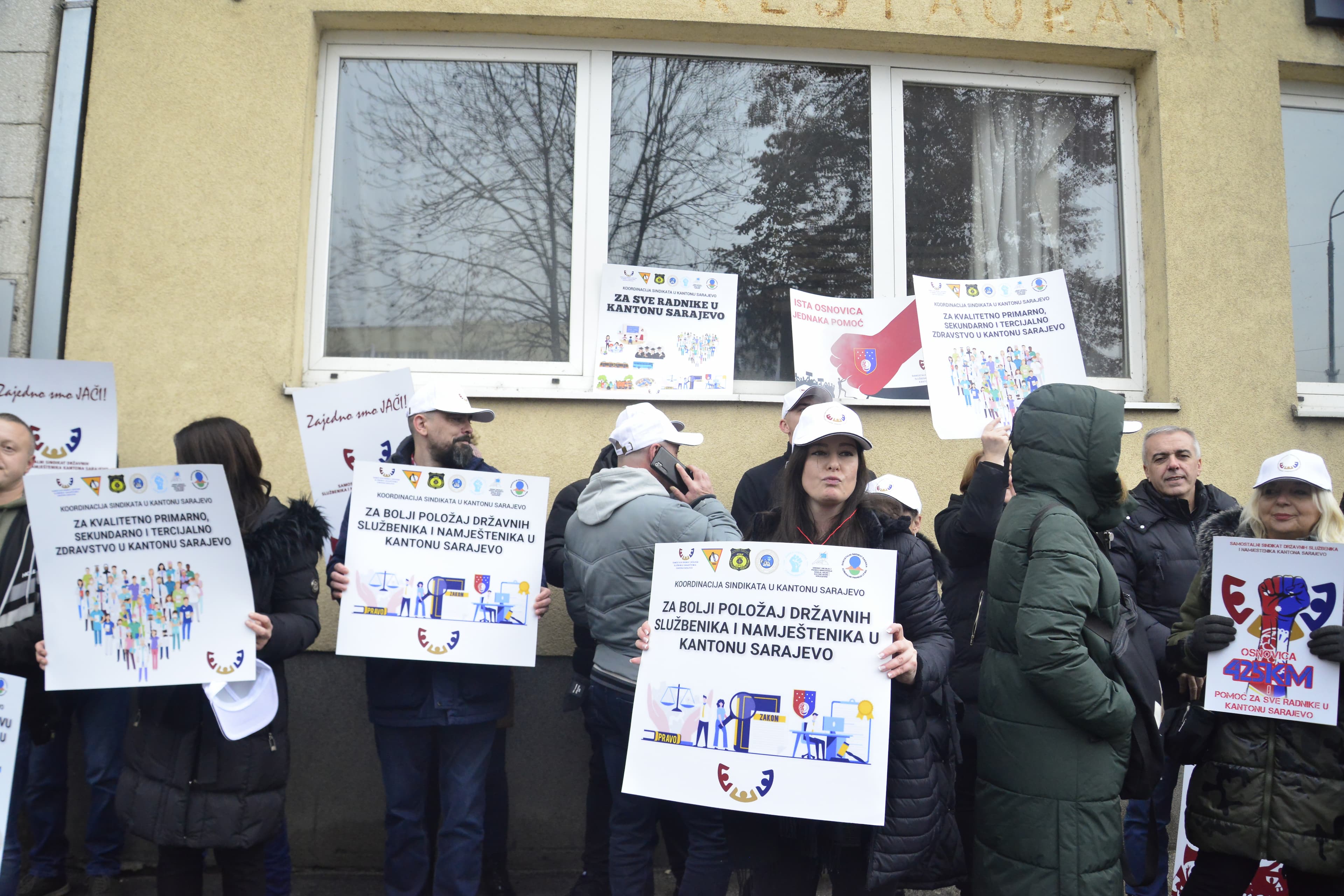 Protesti koordinacije sindikata