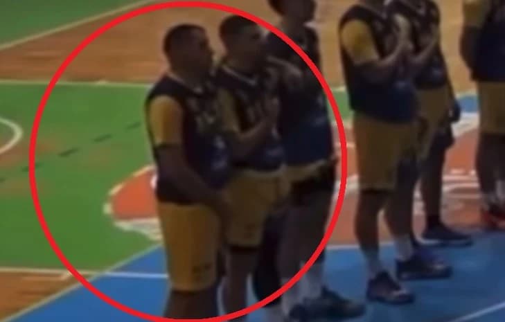Skandal: Dušan Ilić, brat bh. reprezentativca, držao se za međunožje tokom intoniranja himne BiH