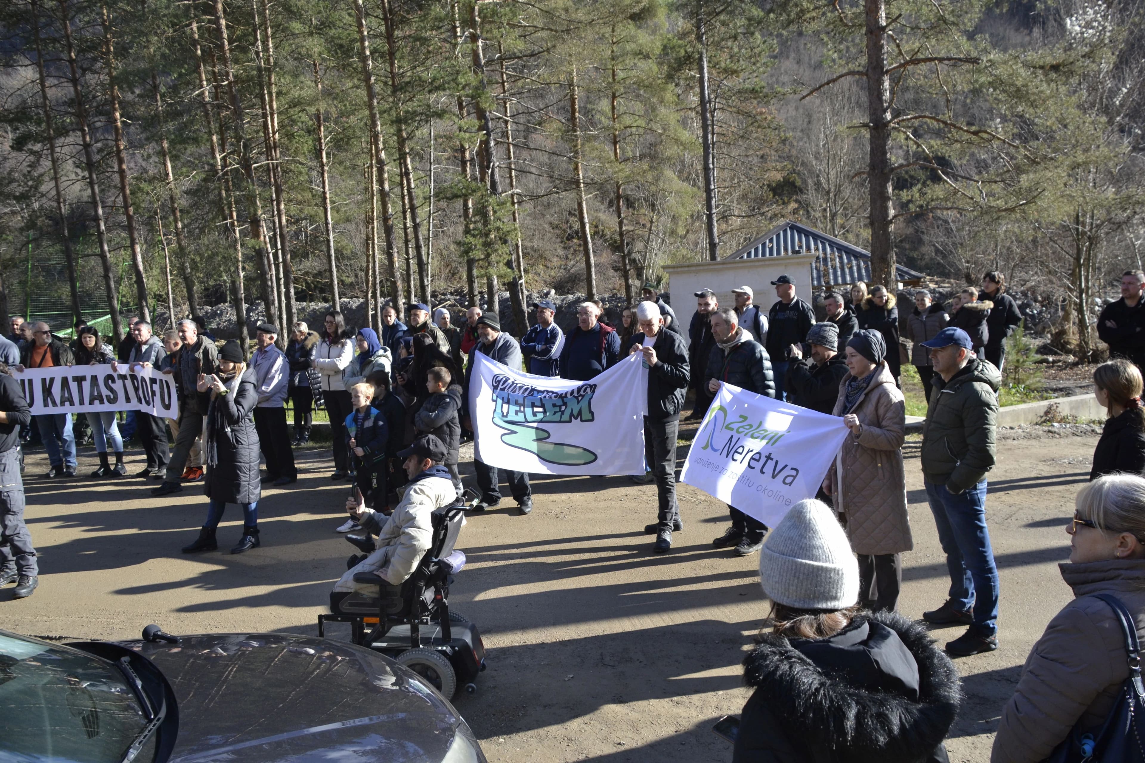 Protest kod Konjica