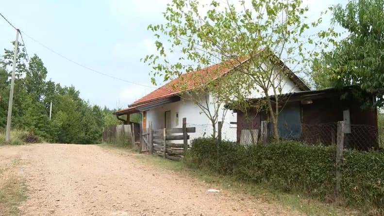 Kuća ubijene starice u selu Tumare