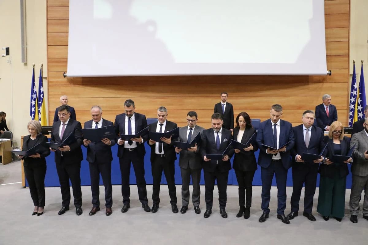 S polaganje zakletve članova Vijeća ministara BiH