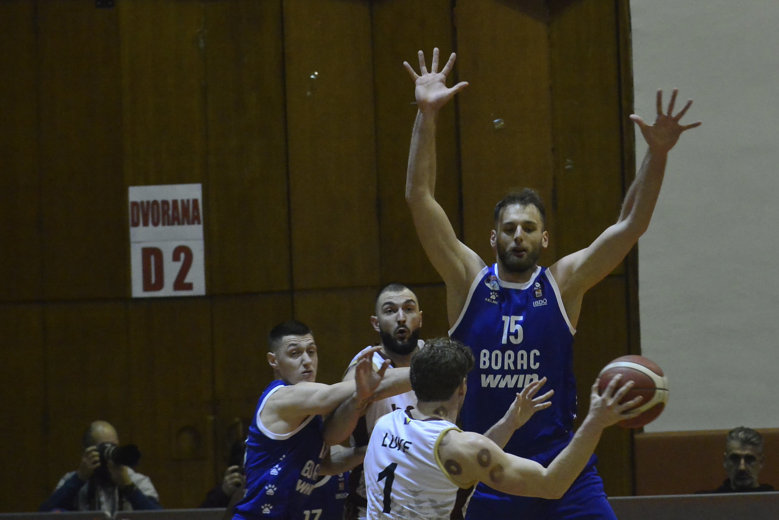 KK Bosna-KK Borac, dvorana  Mirza Delibašić
