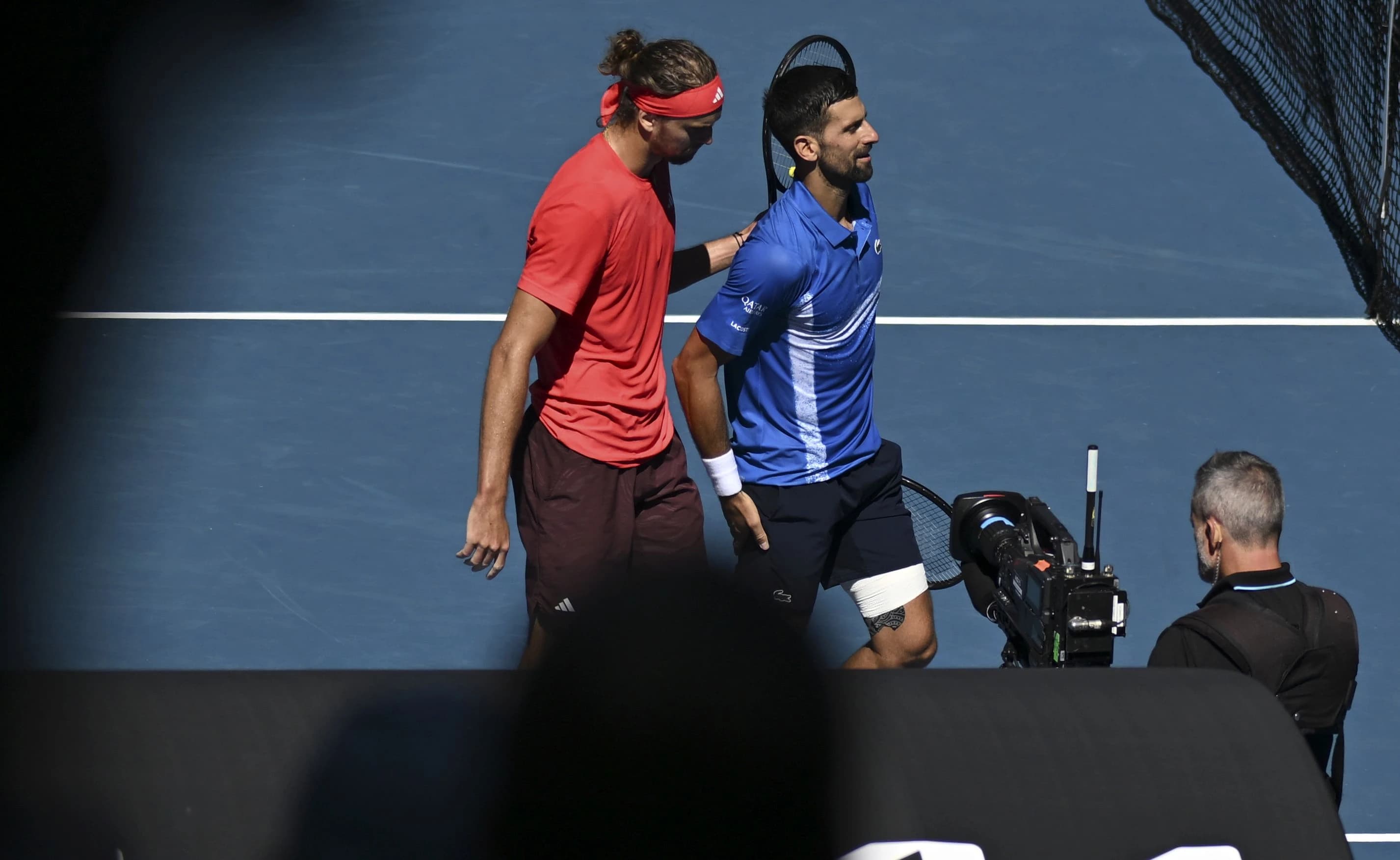 Alexander Zverev i Novak Đoković