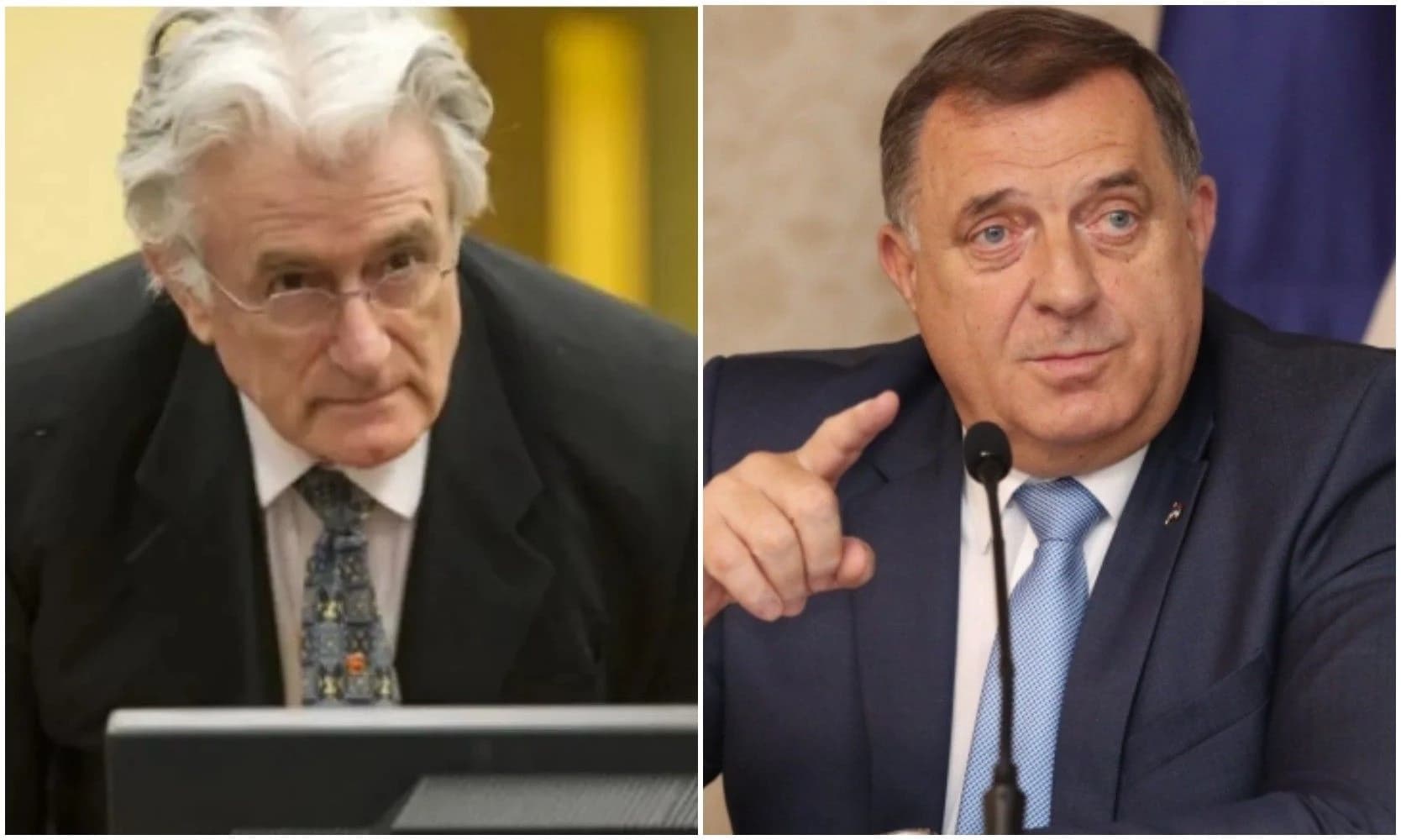 Radovan Karadžić i Milorad Dodik