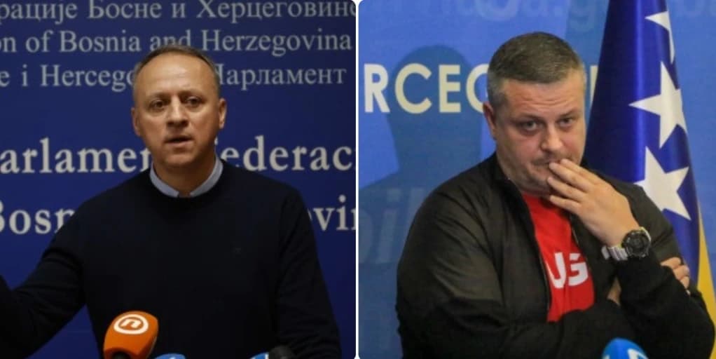 Almedin Aliefendić i Vojin Mijatović