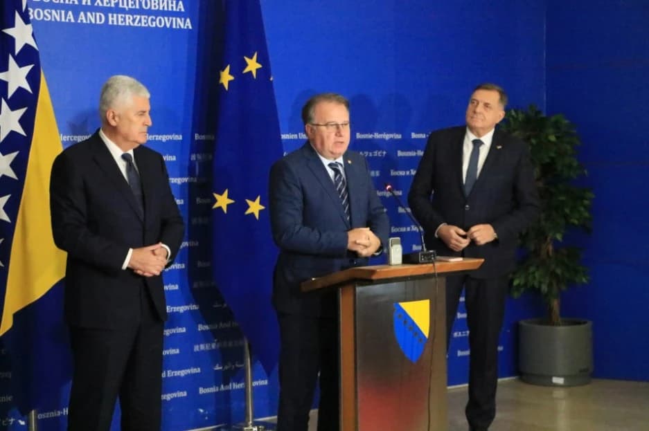 Dragan Čović, Nermin Nikšić i Milorad Dodik