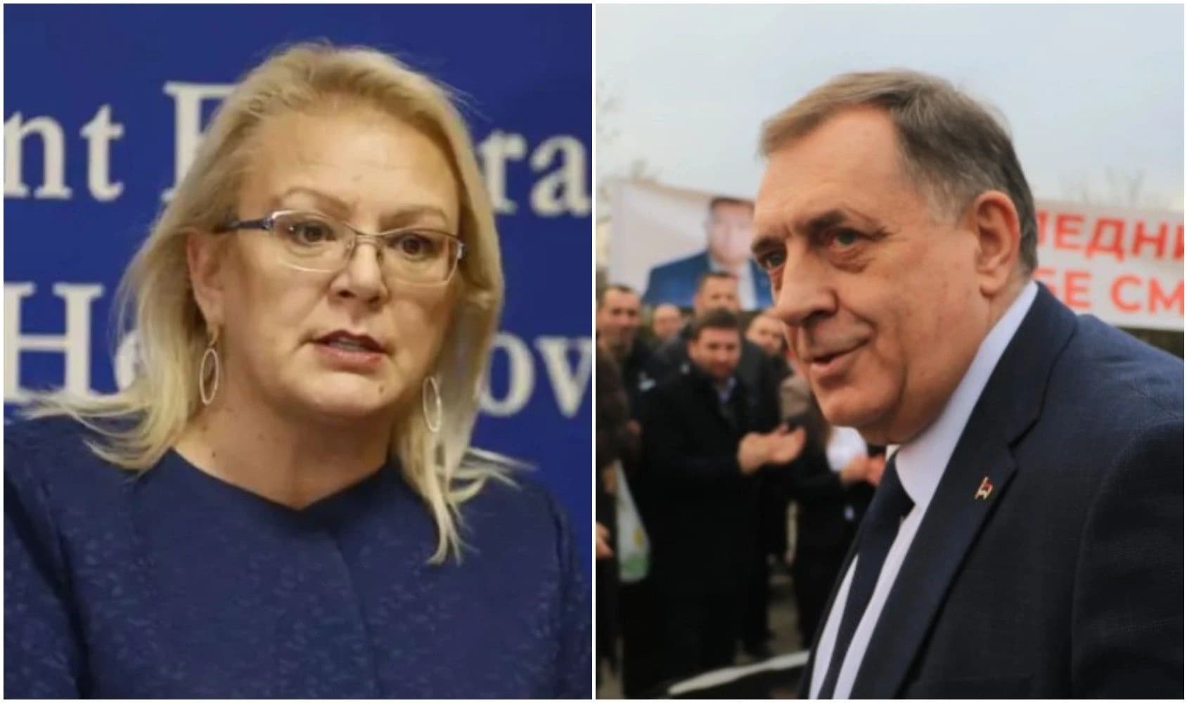 Lidija Bradara i Milorad Dodik
