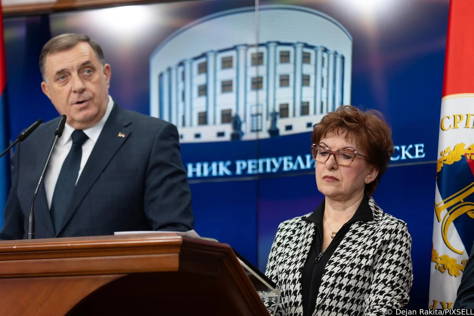 Milorad Dodik i Zora Vidović