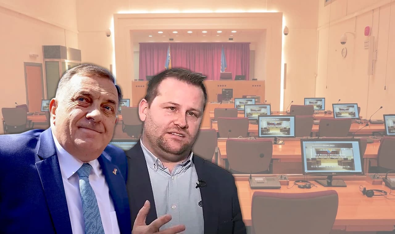 Milorad Dodik i Miloš Lukić
