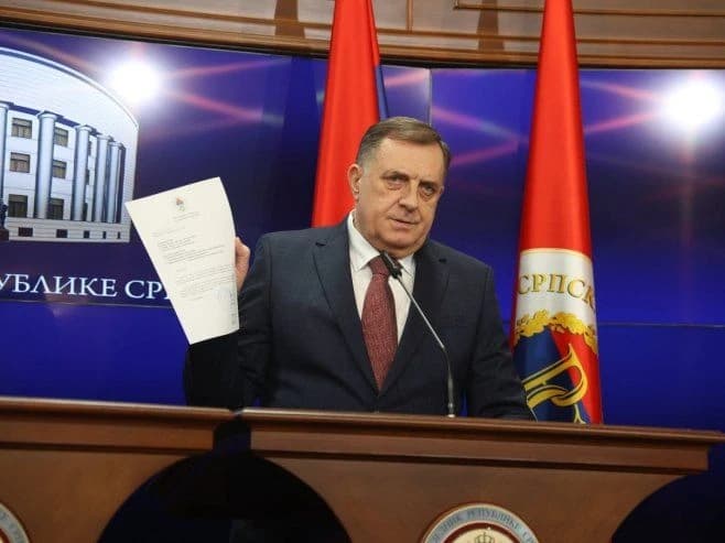 Milorad Dodik na press konferenciji