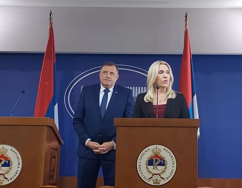 Željka Cvijanović i Milorad Dodik