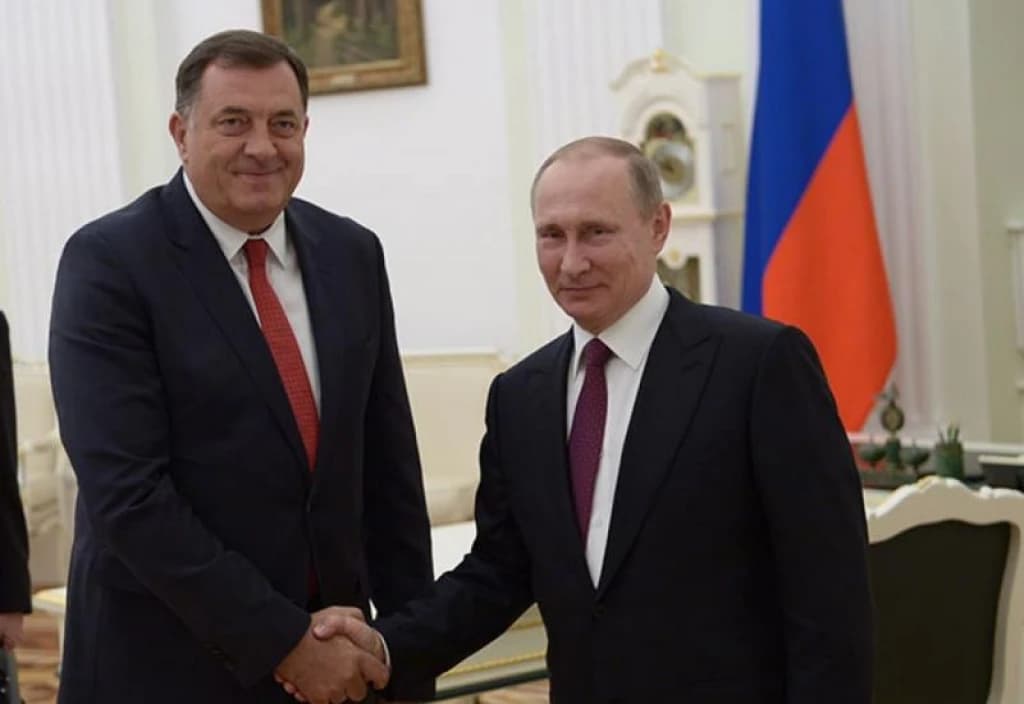 Milorad Dodik i Vladimir Putin