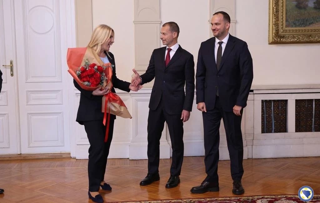 Željka Cvijanović, Aleksander Čeferin i Vico Zeljković