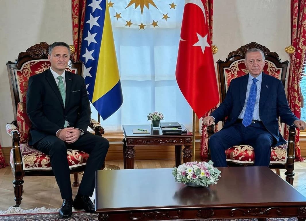 Denis Bećirović i Recep Tayyip Erdogan