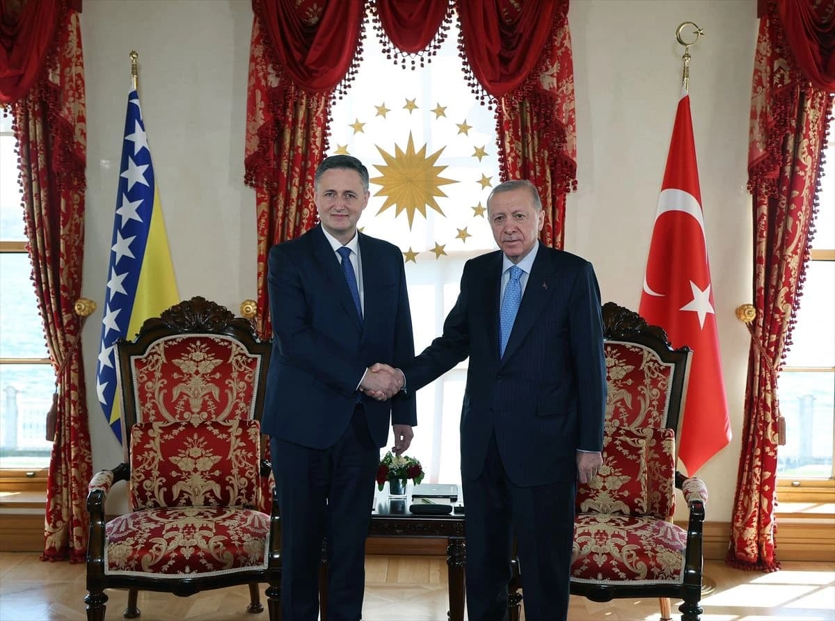 Denis Bećirović i Recep Tayyip Erdogan