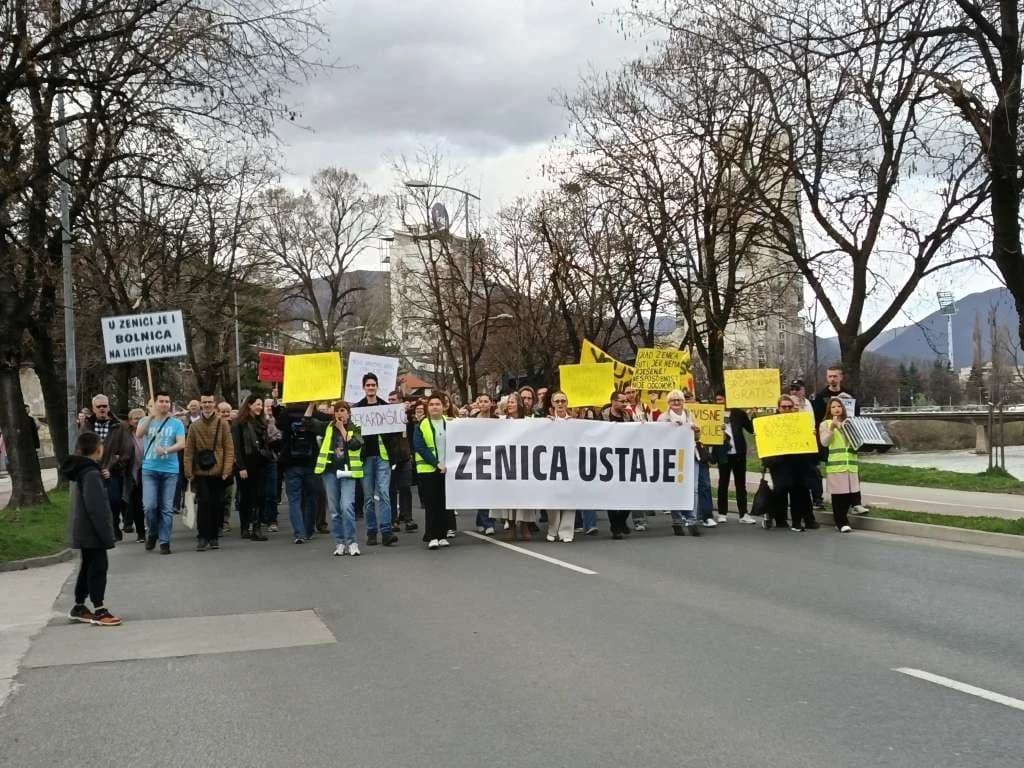 S protesta u Zenici