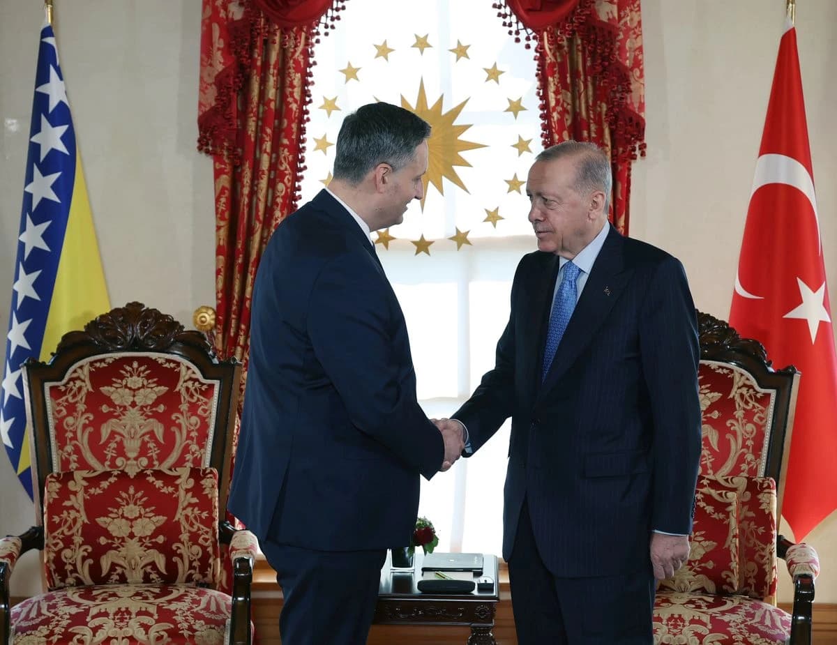 Denis Bećirović i Recep Tayyip Erdogan