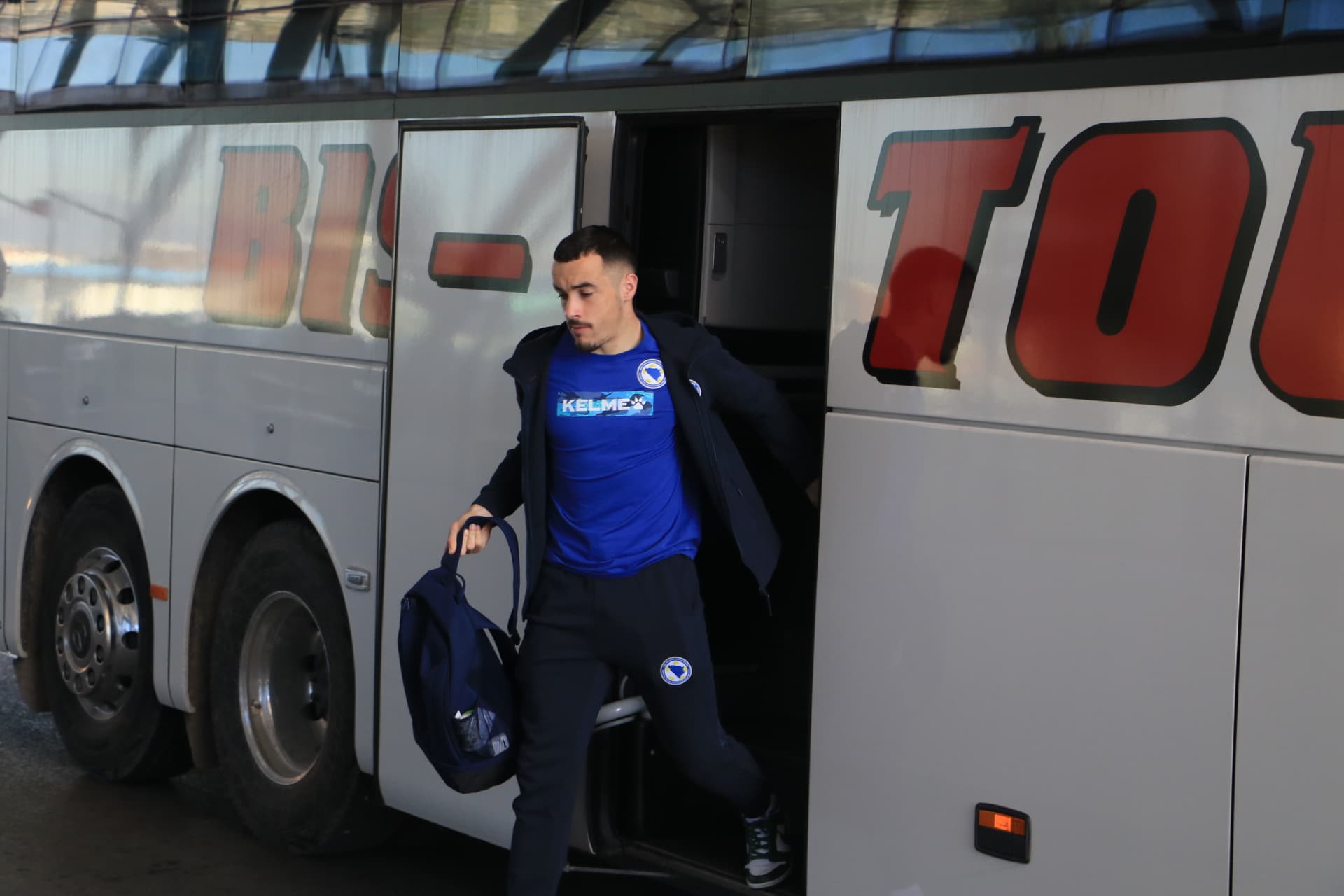 Reprezentacija BiH na aerodromu