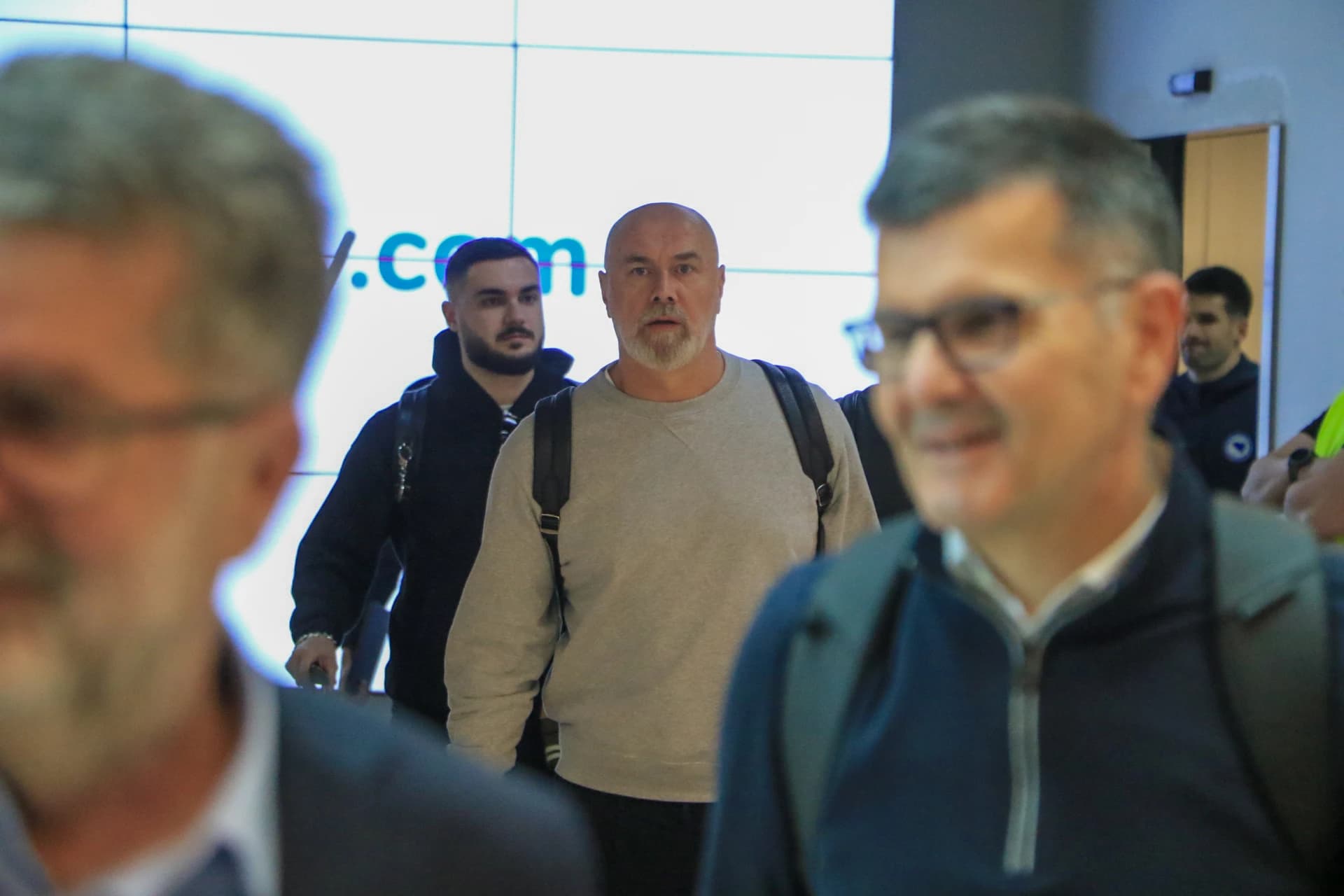 Barbarez jutros po povratku u Sarajevo