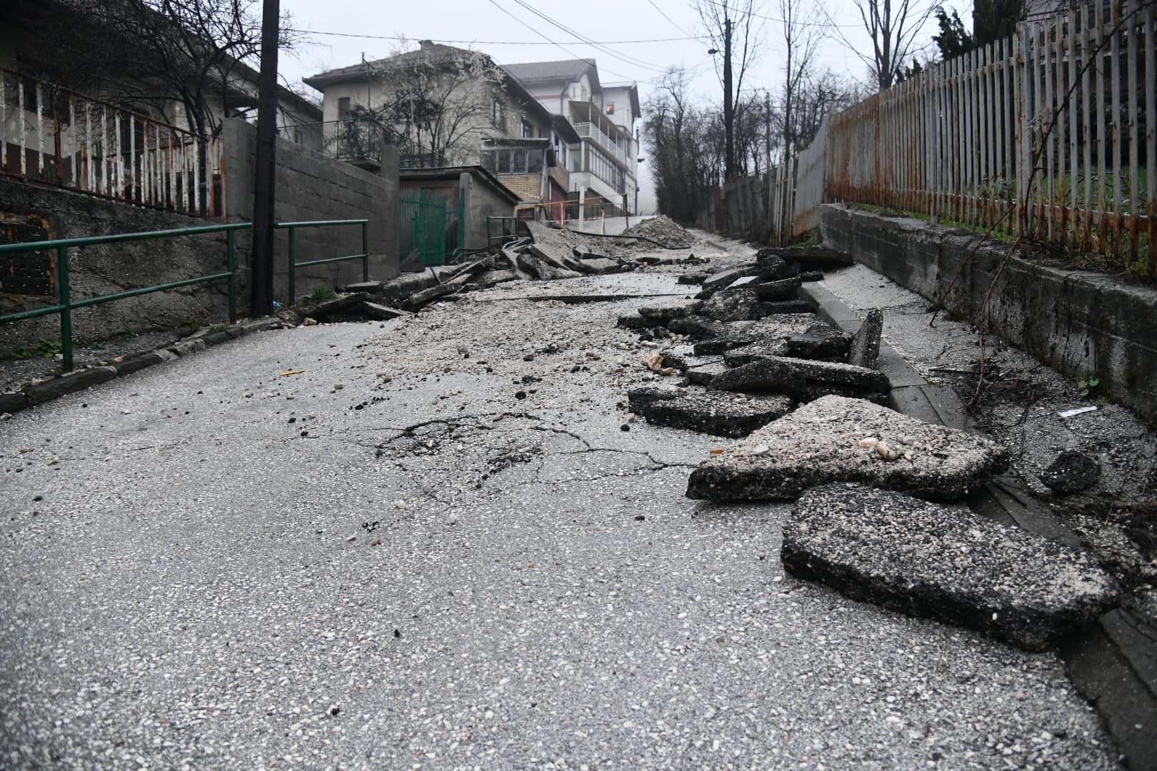 Širokača, poplave, kiša, cesta