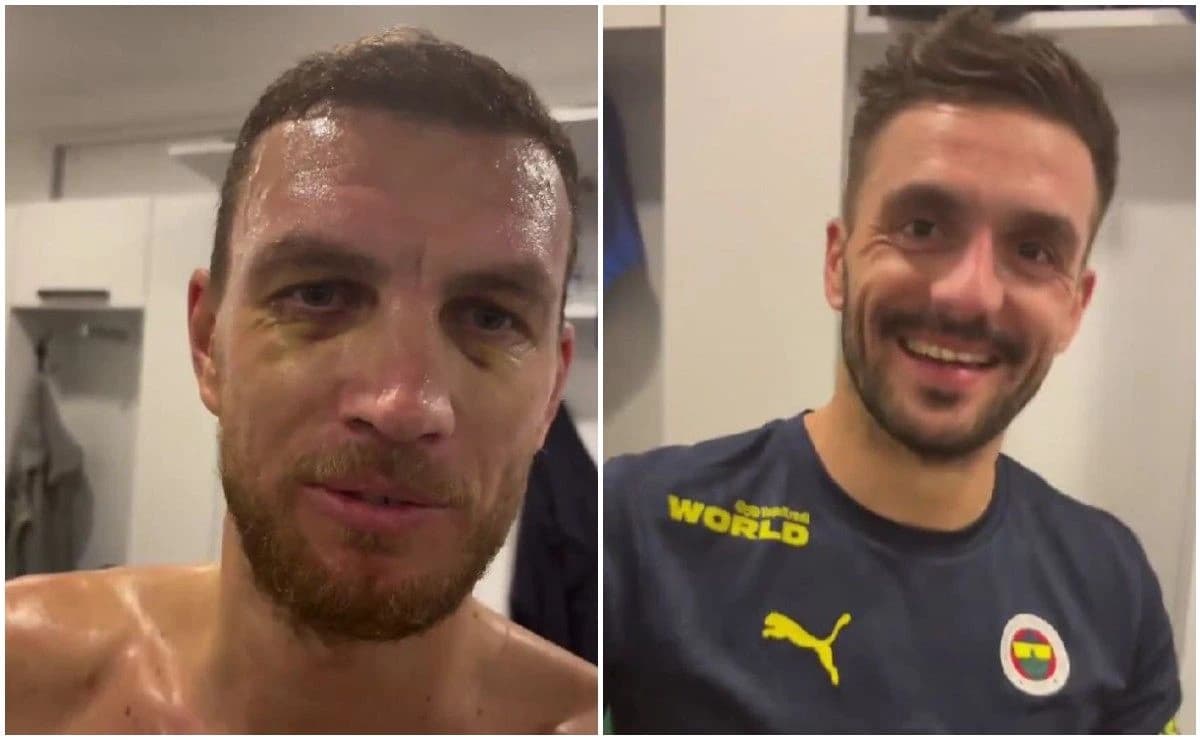Edin Džeko i Dušan Tadić