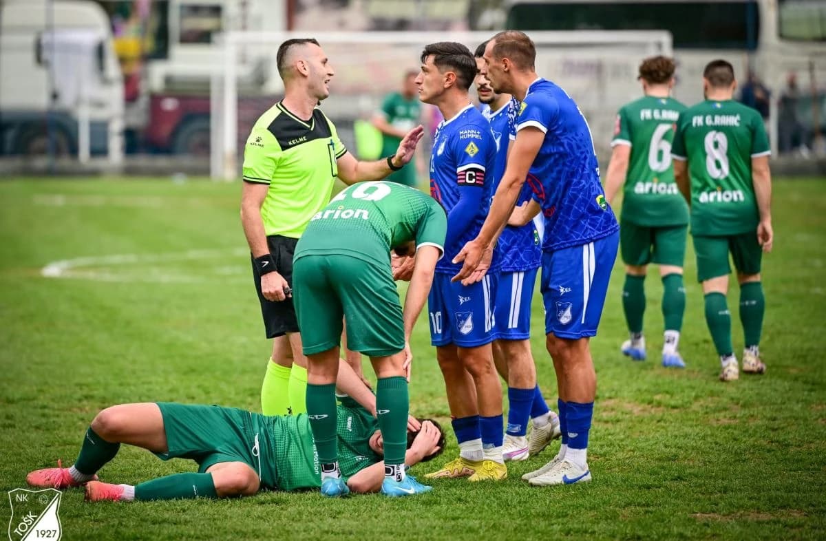Ernad Korman nije dosudio penal za TOŠK protiv Gornjeg Rahića