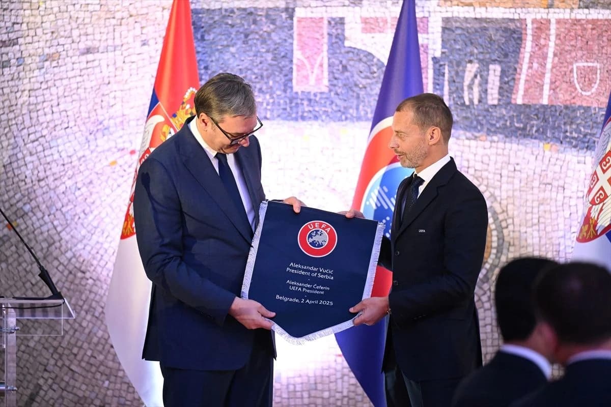 Čeferin se sastao i sa Vučićem