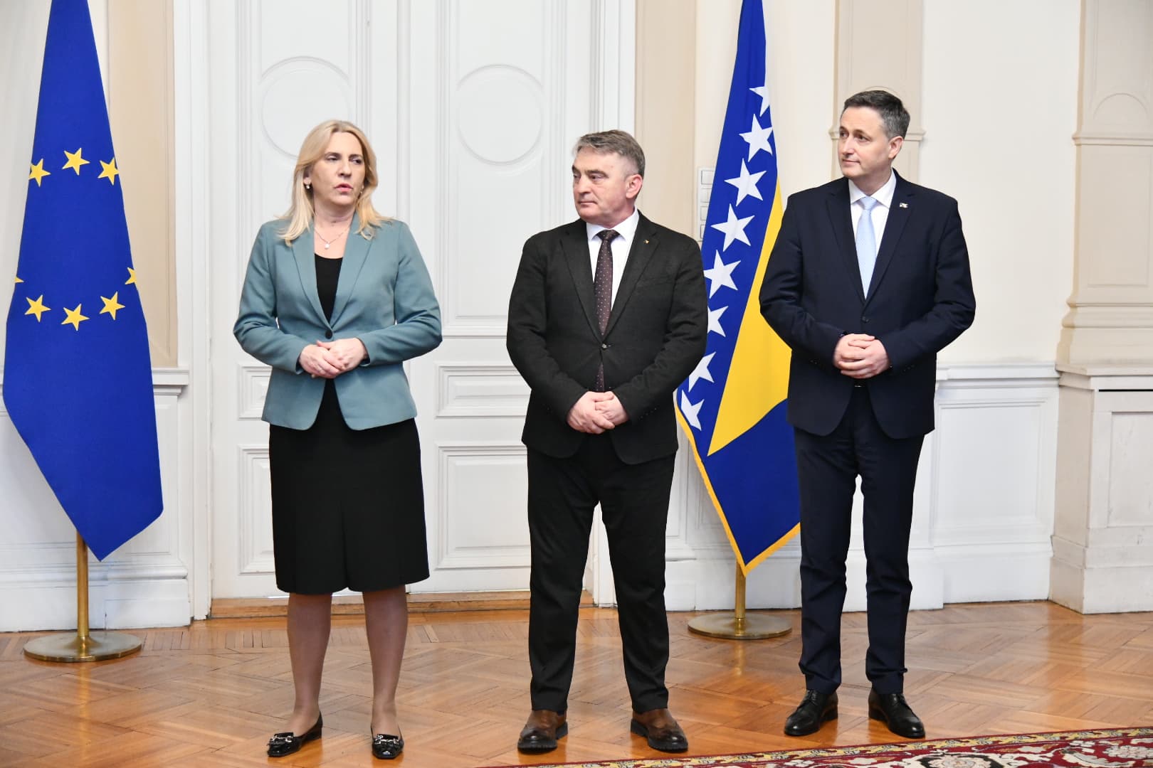 Željka Cvijanović, Željko Komšić, Denis Bećirović
