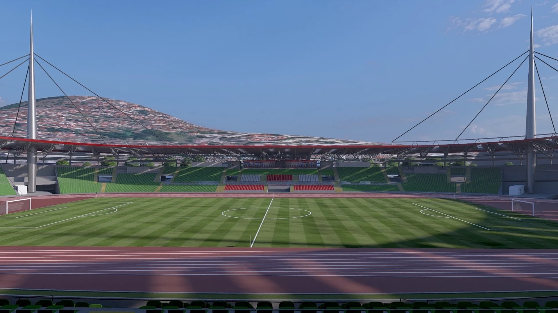 Idejno rješenje istočne tribine stadiona Koševo