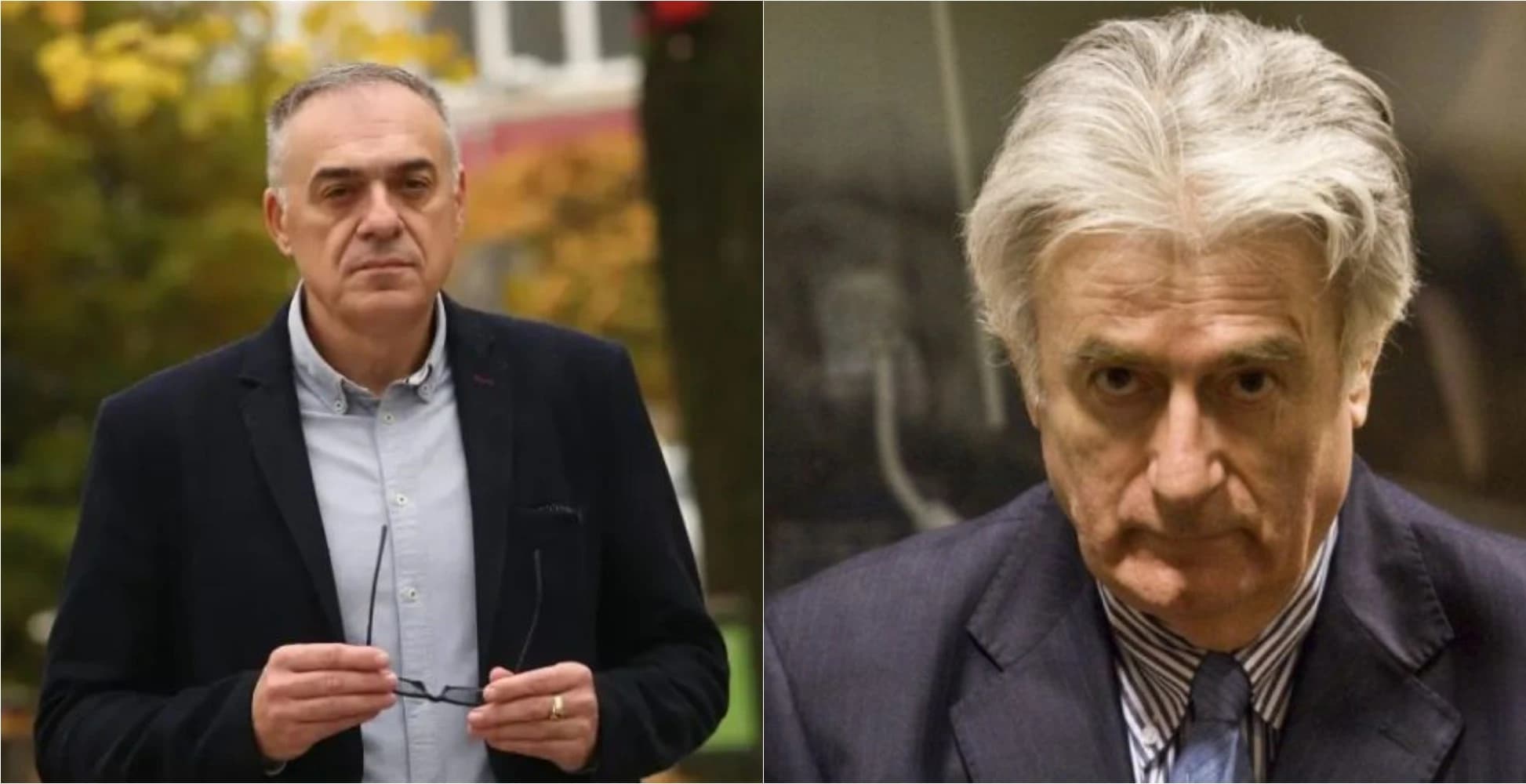Milan Miličević i ratni zločinac Radovan Karadžić