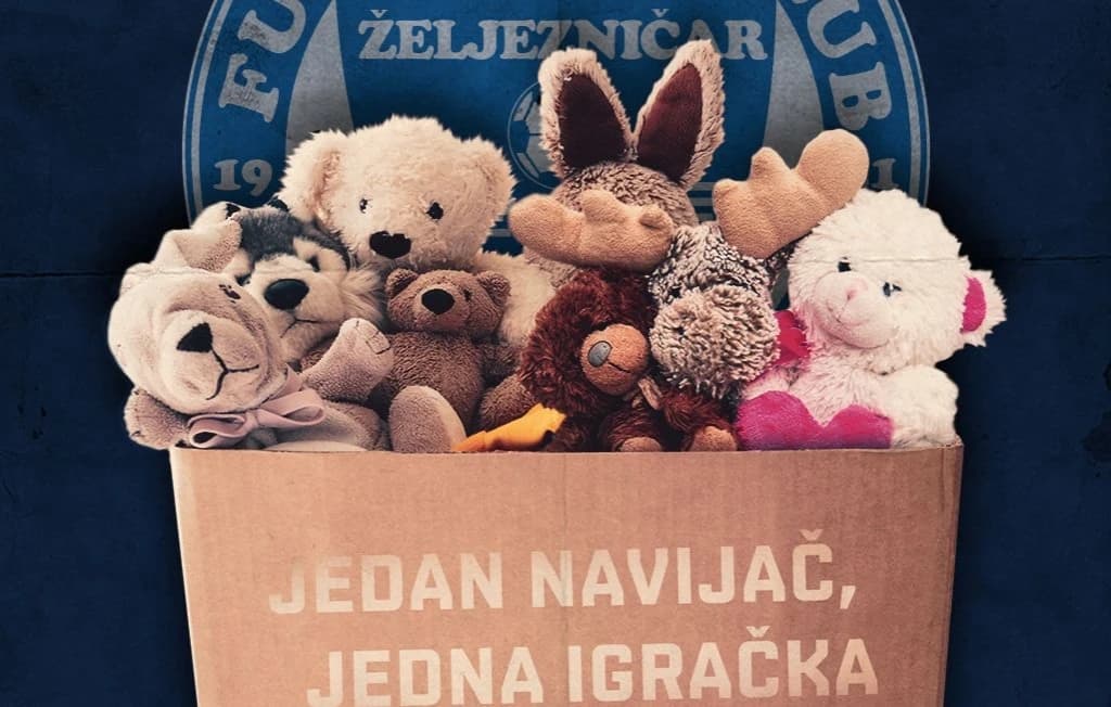 Humanitarni dan na Grbavici: Jedan navijač, jedna igračka