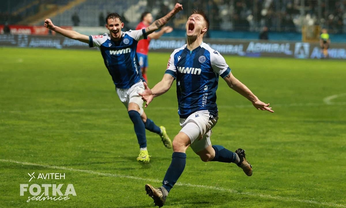 Šošić i Cvetanoski slave pobjedonosni gol Plavih